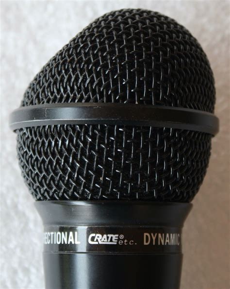 Crate Cm100h Uni Directional Dynamic Microphone 50k Ohms No Cable Ebay