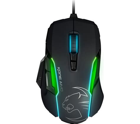 Excellent build quality very bright led lighting disliked: ROCCAT Kone Aimo Optical Gaming Mouse Deals | PC World