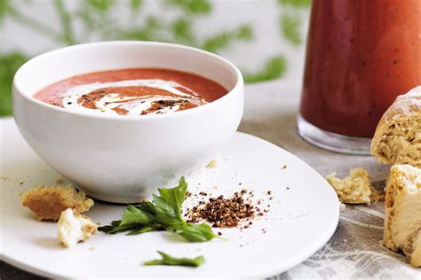 Chilled Bush Tomato Soup With Beer Damper Recipes Au