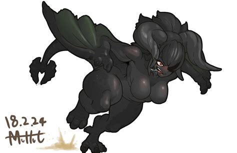 Rule Black Diablos Breasts Diablos Horns Monster Girl Monster Hunter Monster Hunter World