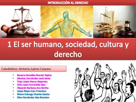Ppt El Ser Humano2c Sociedad2c Cultura Y Derecho Vicente Rivera
