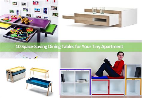 10 Space Saving Dining Tables For Your Tiny Apartment Home