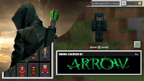The Arrow Verse Skin Pack For Minecraft Updated Youtube