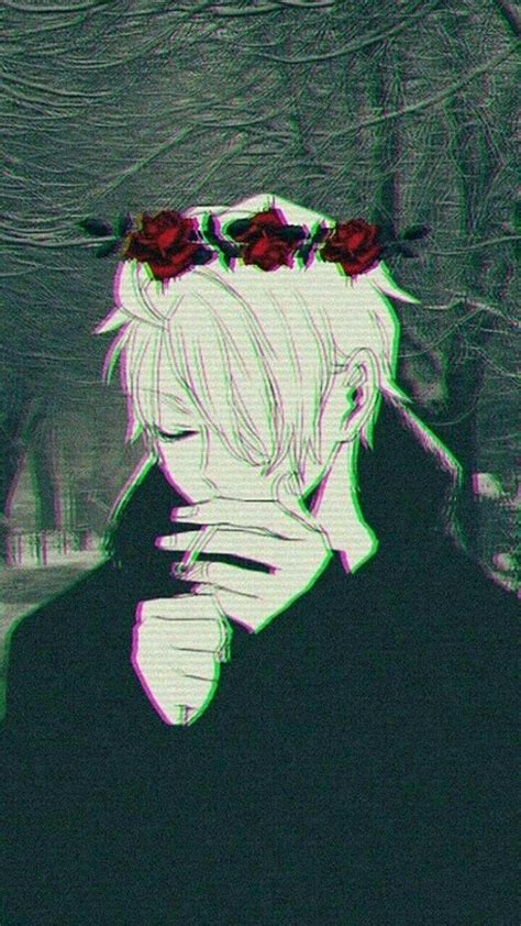 Hd animeboy handsome aesthetic gore flower sad aesthetic. Sad Anime Boy Wallpaper Iphone - Gambarku