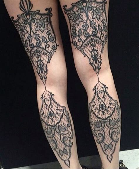 Body Tattoos Victorian Lace Tattoo