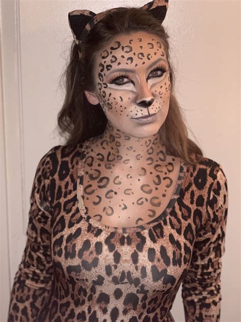 halloween cheetah makeup by brittany at stouts salon in knoxville tennessee cheetah makeup