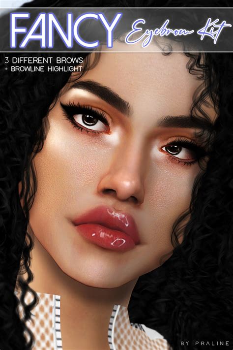Fancy Eyebrow Kit Pralinesims On Patreon Mod Makeup Makeup Cc Sims