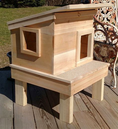 Plans For A Feral Cat House ~ Easy To Build Workbench Plans