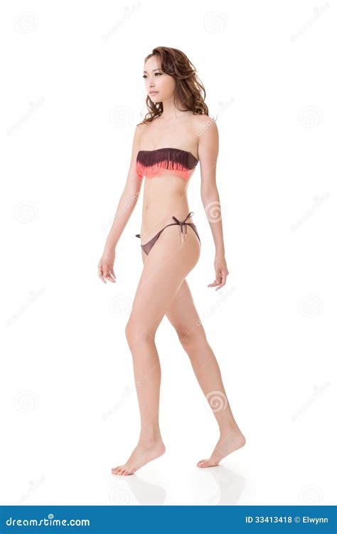 Donna Asiatica Sexy Del Bikini Di Estate Fotografia Stock Immagine Di