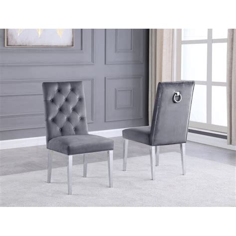 Everly Quinn Carnahan Tufted Solid Back Parsons Chair And Reviews Wayfair