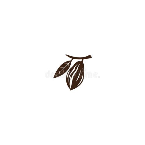Cacao Cocoa Logo Vector Icon Stock Vector Illustration Of Branch