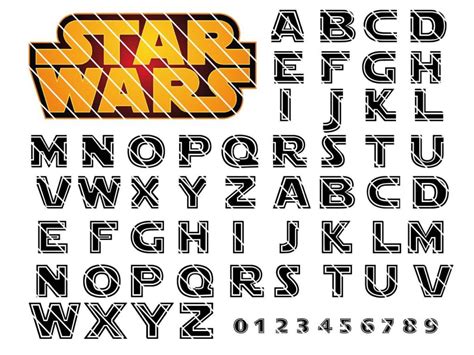 star wars font, star wars name, star wars font svg, star wars font cricut, star wars font 