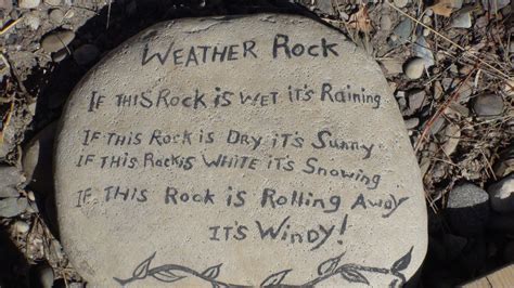 Weather Rock Weather Rock Rock Weather