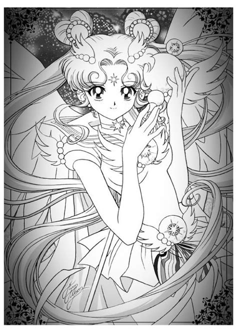 Sailor Cosmos Sailor Moon Coloring Pages Sailor Moon Fan Art Sailor