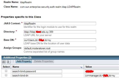 Ldap Authentication Via Glassfish Gives Forbidden Access Stack Overflow