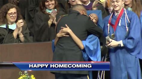 All The Feels Deployed Soldier Surprises Daughter On Stage At High School Graduation Essence