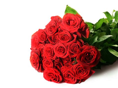 Flower Red Rose Bouquet Wallpaper