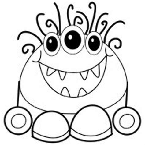 Download High Quality Monster Clipart Black And White Transparent Png