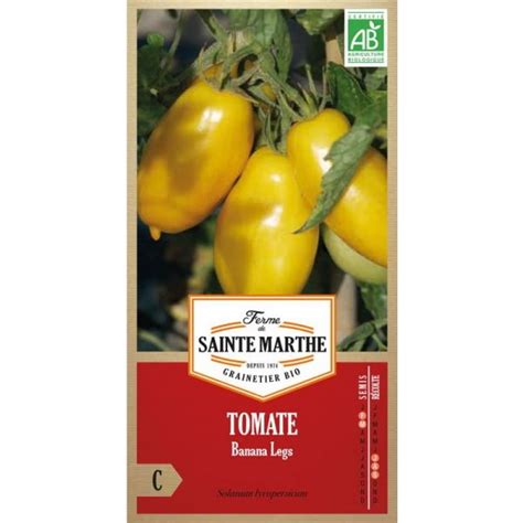 Semences Tomate Banana Legs Bio 50 Graines Ferme De Sainte Marthe