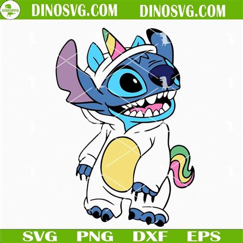 Stitch Unicorn Svg Funny Lilo And Stitch Svg Disney Svg Files For