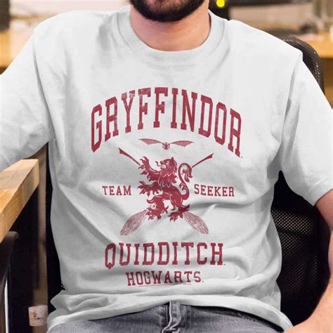 Gryffindor Quidditch Team Seeker T Shirt Harry Potter