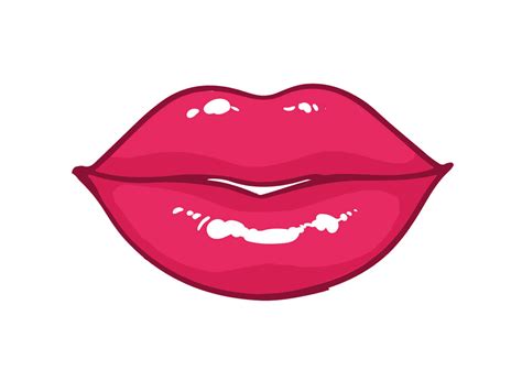 Hot Pink Lips Clip Art Lipstutorial Org