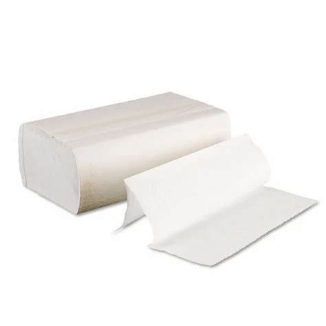 White Plain M Fold Paper Towel Rs 19 Packet Supreme Industries Id