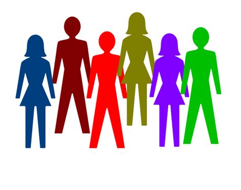 Colorful Group Of People Clip Art at Clker.com - vector clip art online