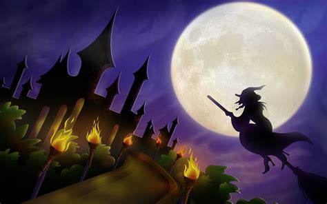45 Halloween Witches Wallpaper