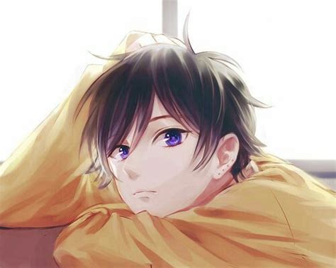 Anime Boy Purple Eyes Cute Anime Guys Anime Anime Guys