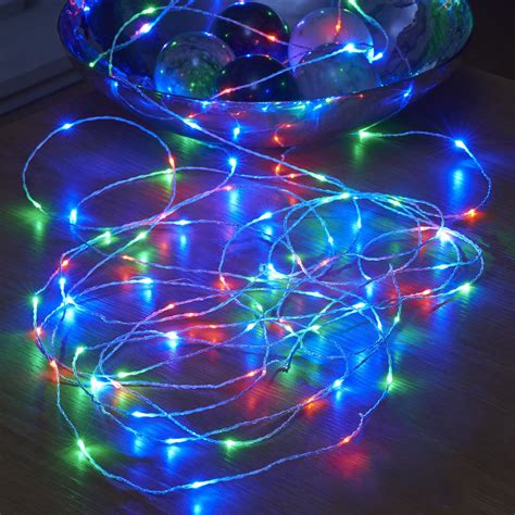 Micro Led String Lights Battery Operated Remote Controlled