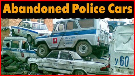 Most Amazing Police Car Dump Abandoned Police Cars Junk Yards Cars