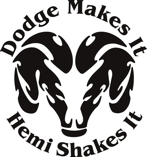 Dodge Ram Emblem Sticker