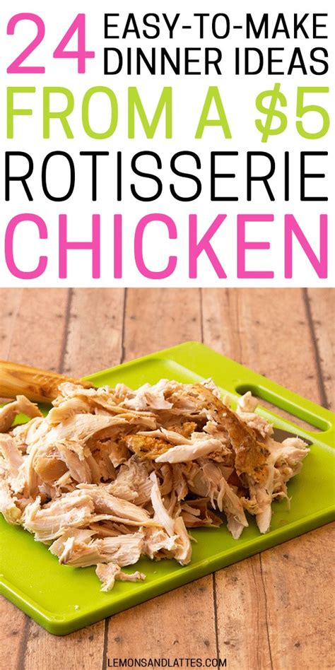 rotisserie-chicken-dinners-ideas-11-25 | Lemons & Lattes