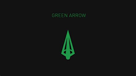 Green Arrow Logo Green Arrow Arrow Tv Series Minimalism Arrows