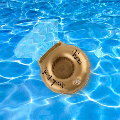 engagement ring pool can holder float bachelorette party
