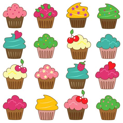Free Cartoon Cupcakes Clipart Download Free Cartoon Cupcakes Clipart