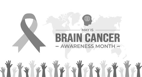 Brain Cancer Awareness Month Background Or Banner Design Template
