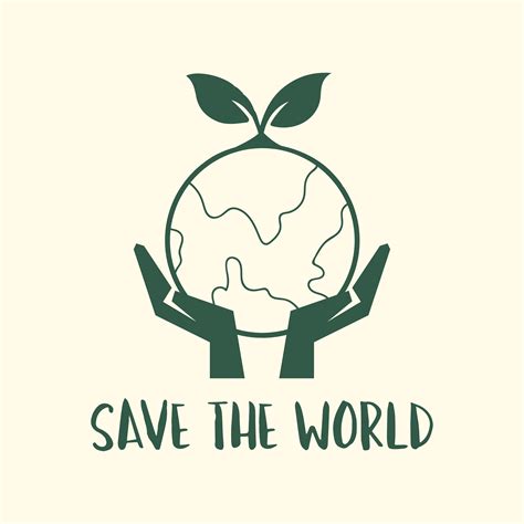Save The World Campaign Illustration Download Free Vectors Clipart