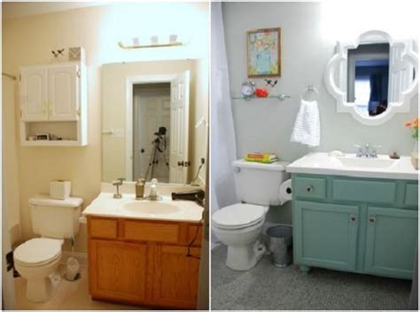 Funny, i'm starting out just the same…honey oak vanity, which i had installed 10 years ago. 20+ Smartest Ways of Painting Bathroom Vanity Before And After
