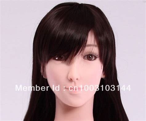 2013 Wholesale Inflatable Sex Dolls For Men Realistic Face Silicone Semi Solid Type With 3d Head