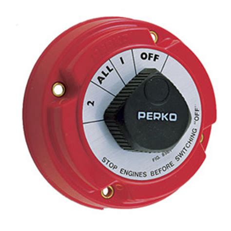 Maybe you would like to learn more about one of these? Perko® Alternator Field Disconnect Battery Switch - 142108, Boat Electrical at Sportsman's Guide