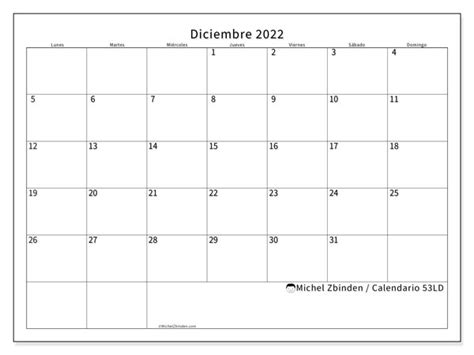 Calendario Diciembre 2022 Imprimir Gratis Mis Calendarios