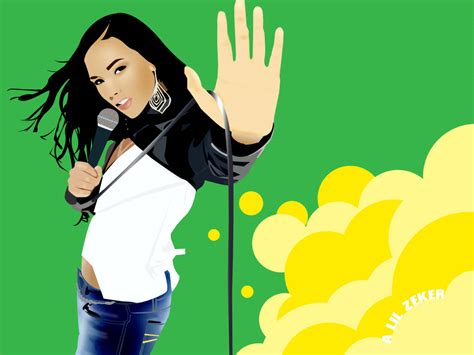 Download Alicia Keys Vector Art Wallpaper