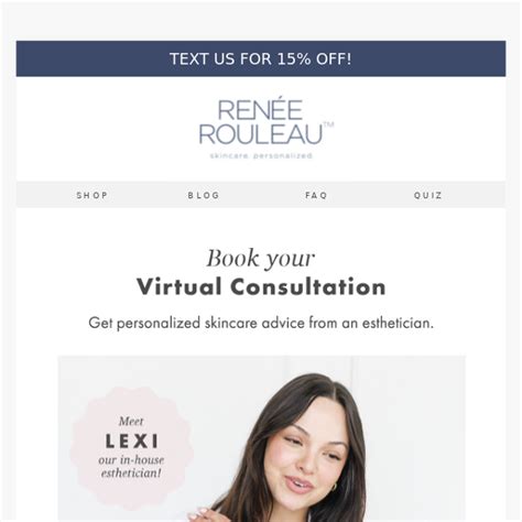Personalized Skincare Recommendations Renee Rouleau