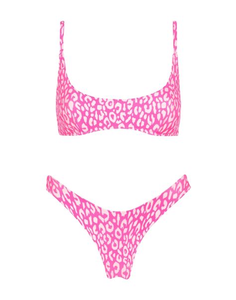 Maci Pink Leopard In 2021 Preppy Bathing Suit Preppy Bikini Triangle Bathing Suit