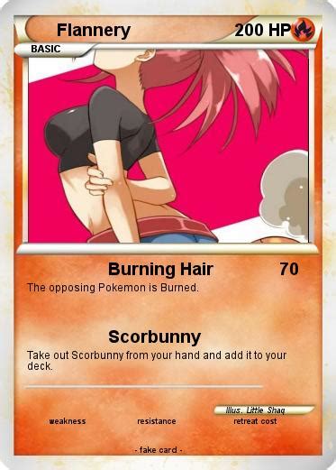 Pokémon Flannery 21 21 Burning Hair My Pokemon Card