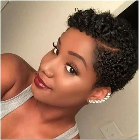 Natural Short Afro Hairstyles Trendy Hair