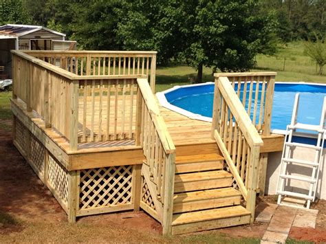 Wood Deck Pool