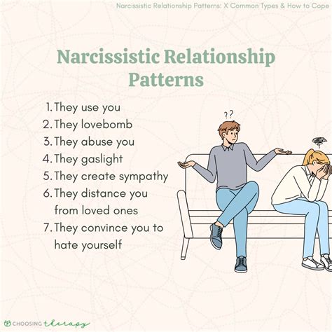 7 narcissistic relationship and love patterns